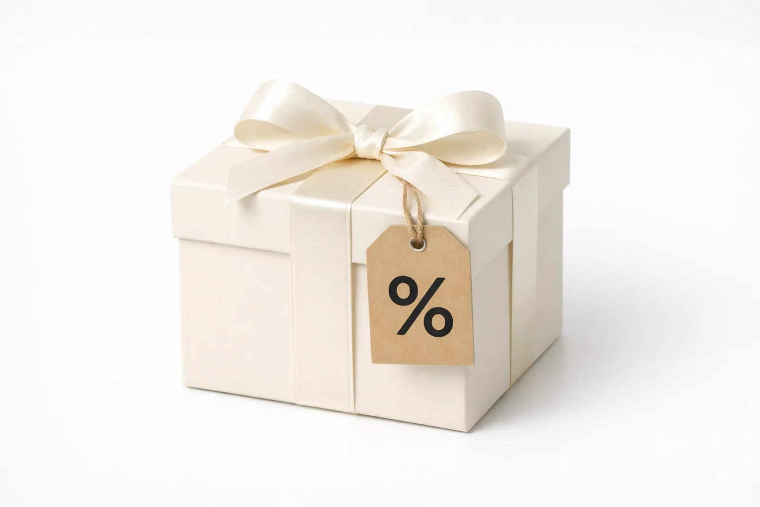 Willkommensbonus-Grafik mit Prozentzeichen